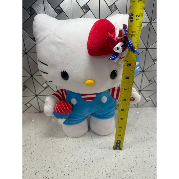 Hello Kitty, 4th of July Side Stepper Plush CVS Exclusive American Flag - Picture 3 of 10